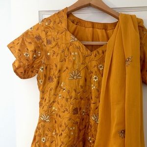 3-piece Indian occasion Salwar Kameez yellow🌻